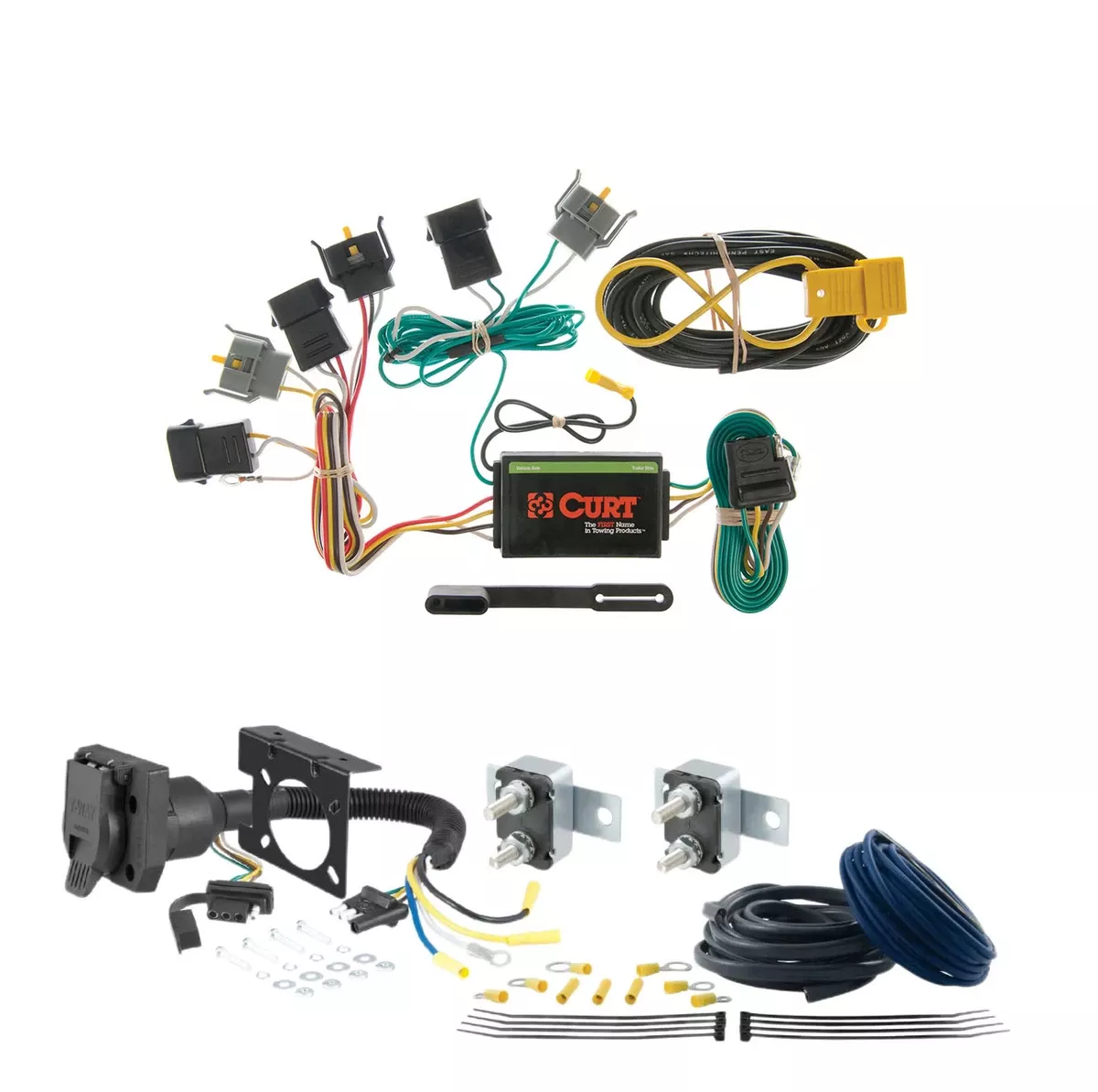 00 - 03 Ford E-150 CURT Trailer Brake Controller 7-Way Upgrade Kit7WK801