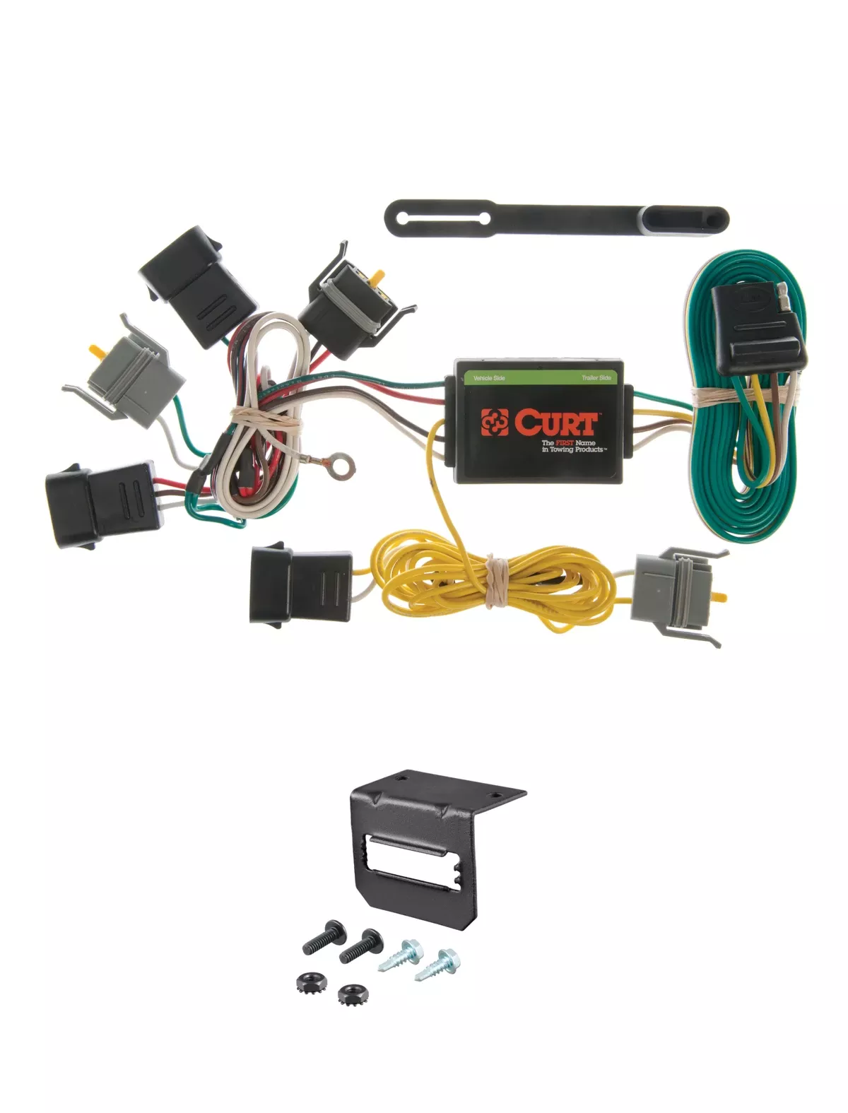 00-03 Ford Escape CURT 4-flat Plug and Play Trailer Wiring