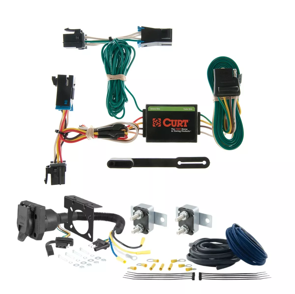 01 - 03 Dodge Caravan With Stow'n Go CURT Trailer Brake Controller 7-Way Upgrade Kit7WK668