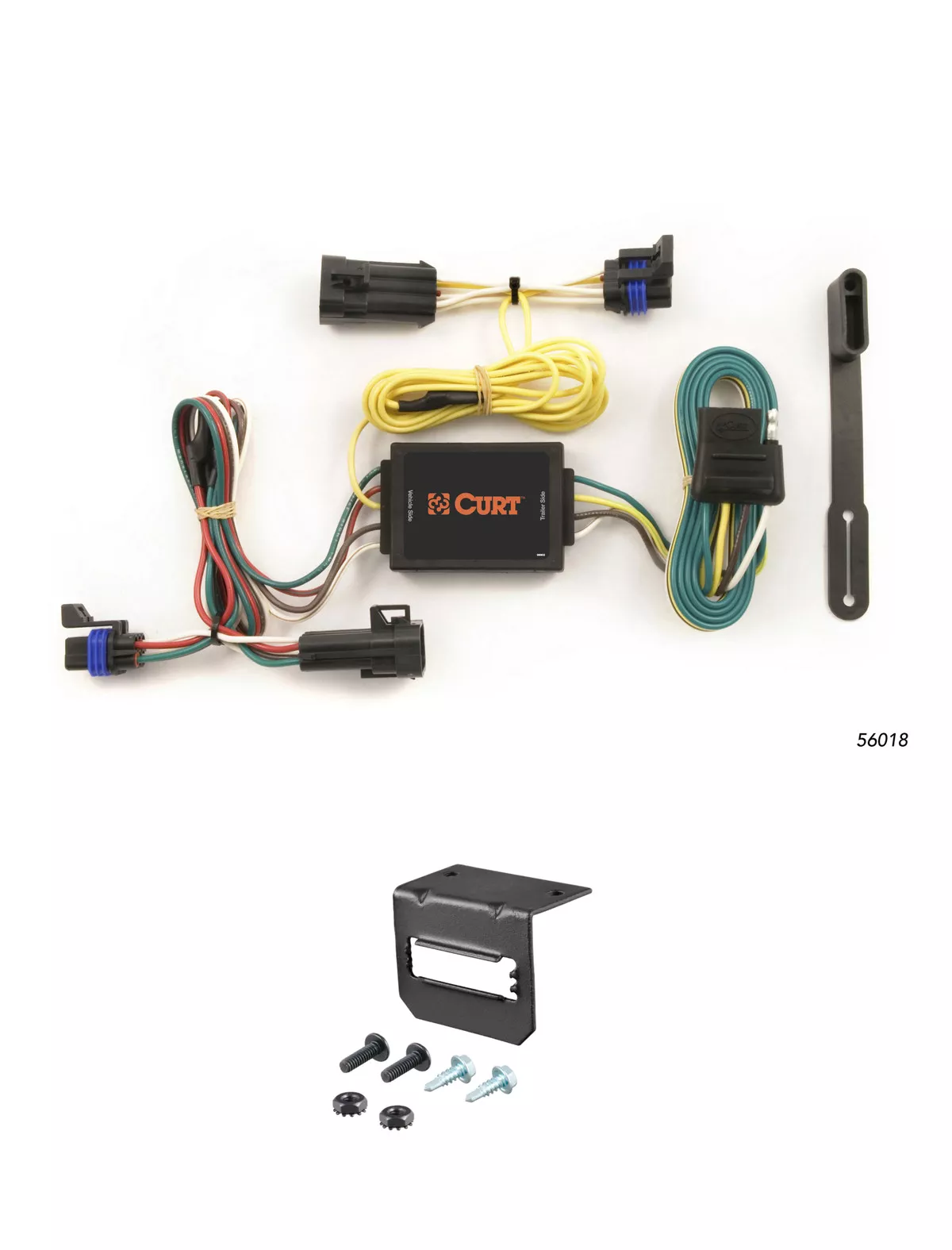02-07 Saturn Vue CURT 4-flat Plug and Play Trailer Wiring