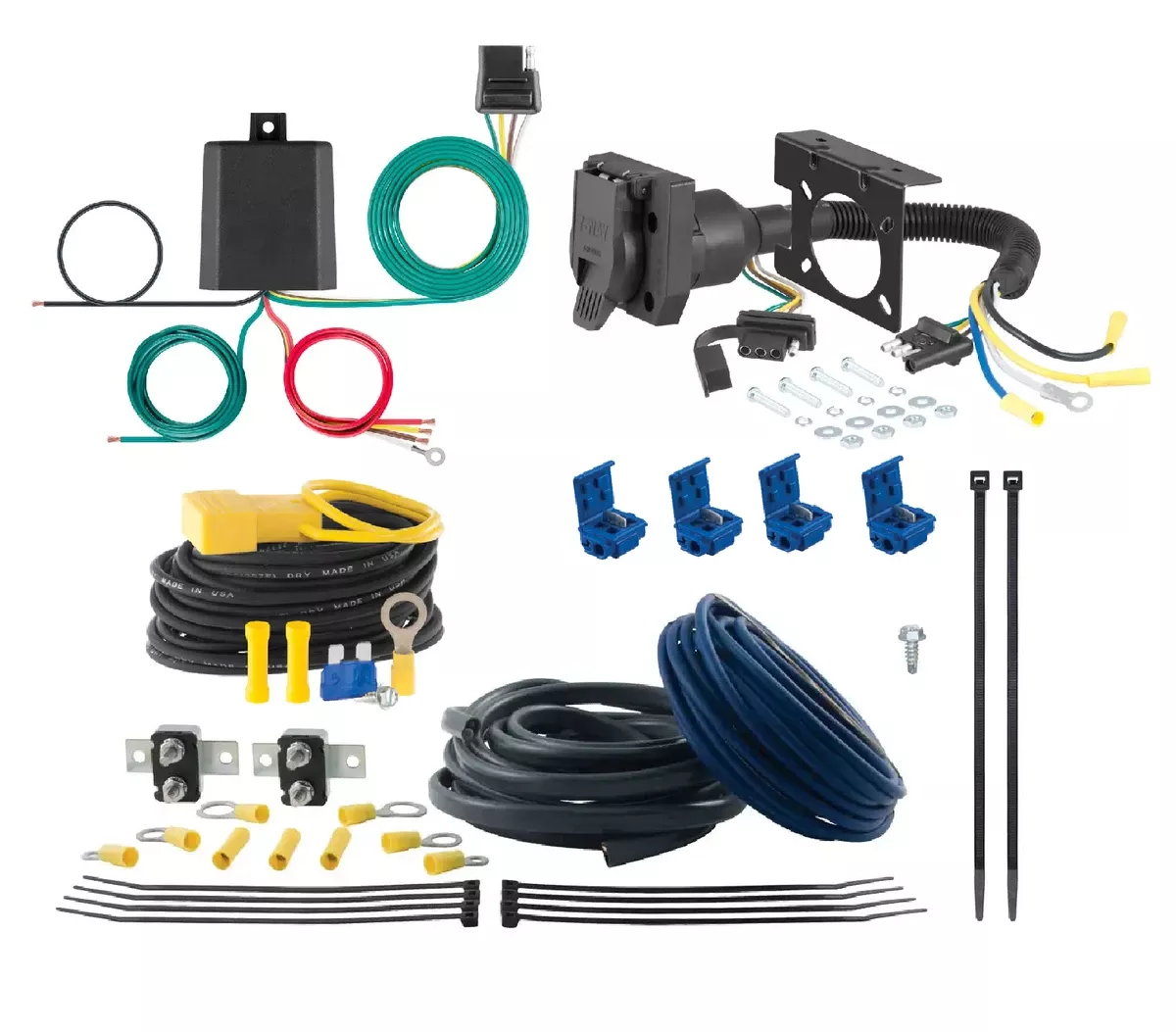 08 - 10 Land Rover LR2 CURT Trailer Brake Controller 7-Way Upgrade Kit7WK1651