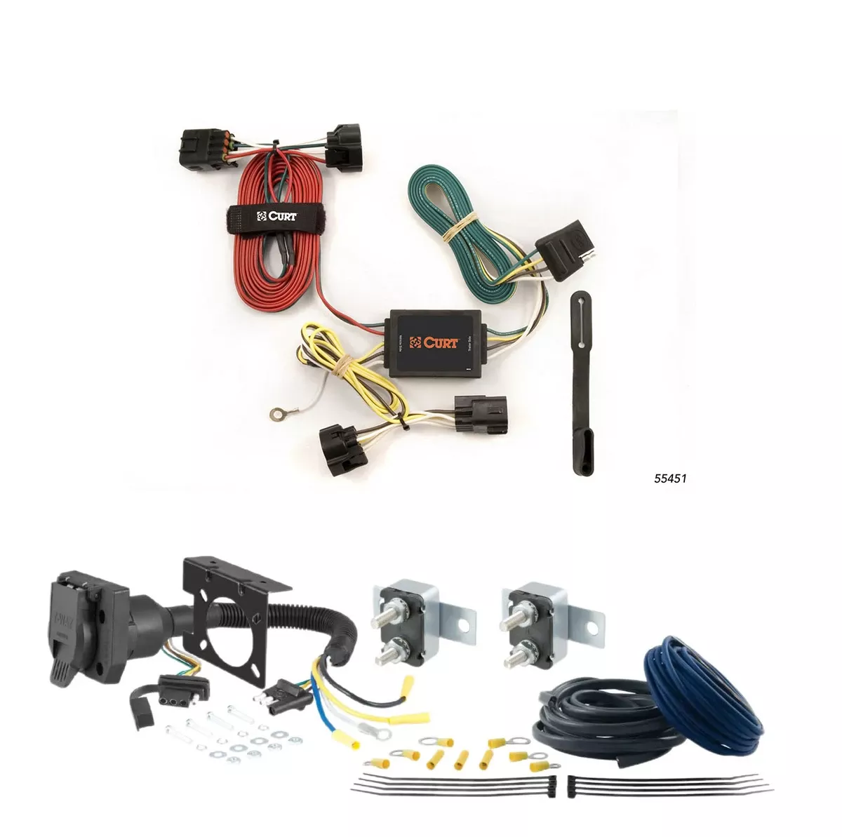 09 - 12 Suzuki Equator CURT Trailer Brake Controller 7-Way Upgrade Kit7WK2329