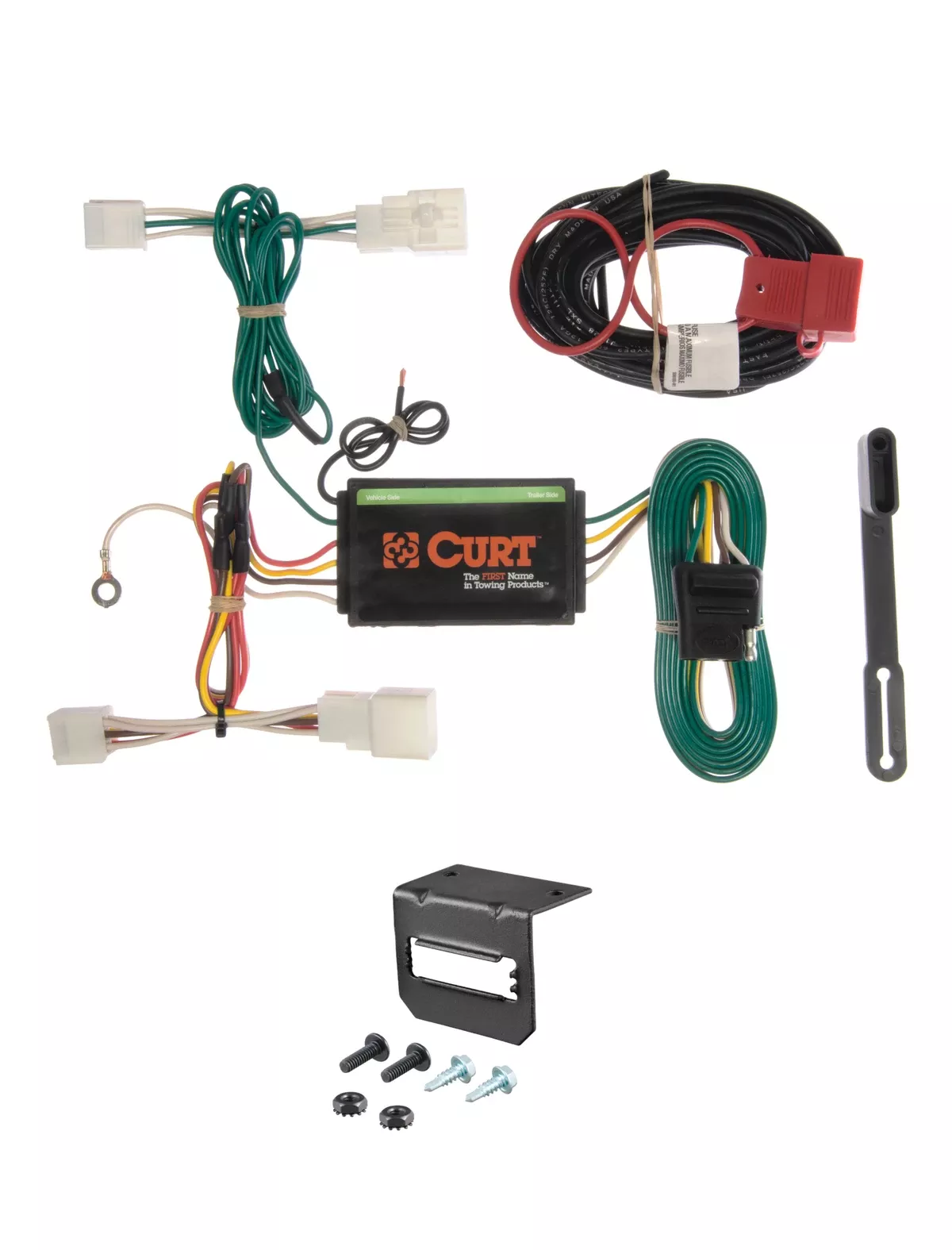 09-16 Lexus IS350 Sedan CURT 4-flat Plug and Play Trailer Wiring