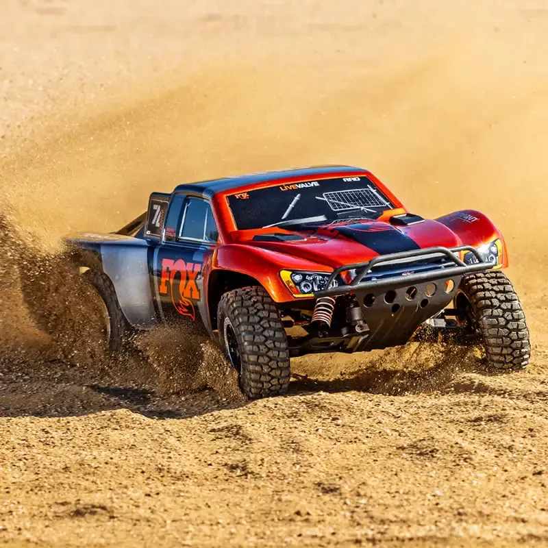 1/10 Slash, 2WD, VXL clipless w/Magnum 272R Trans, FOX RTR (Requires battery & charger): Fox