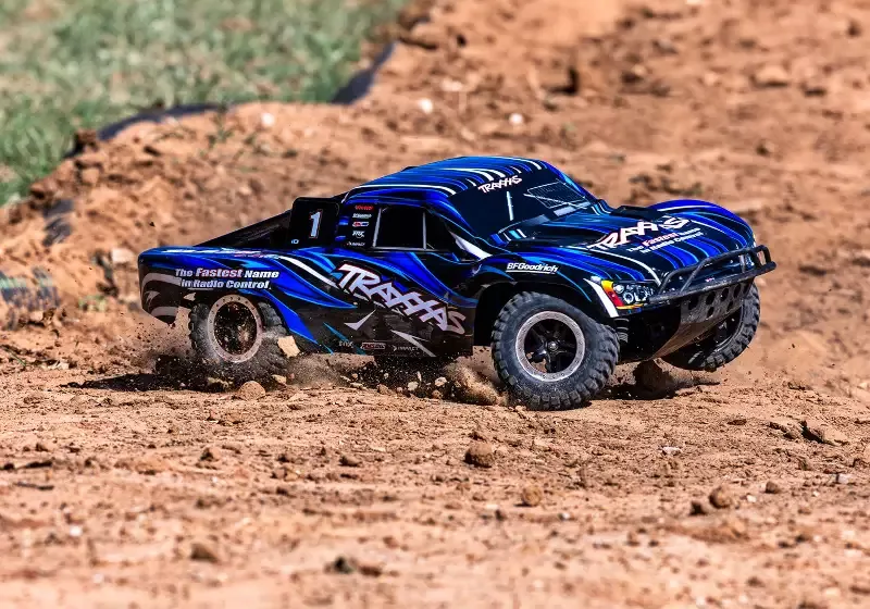 1/10 Slash 4×4 VXL HD, Brushless, SCT, RTR: Blue