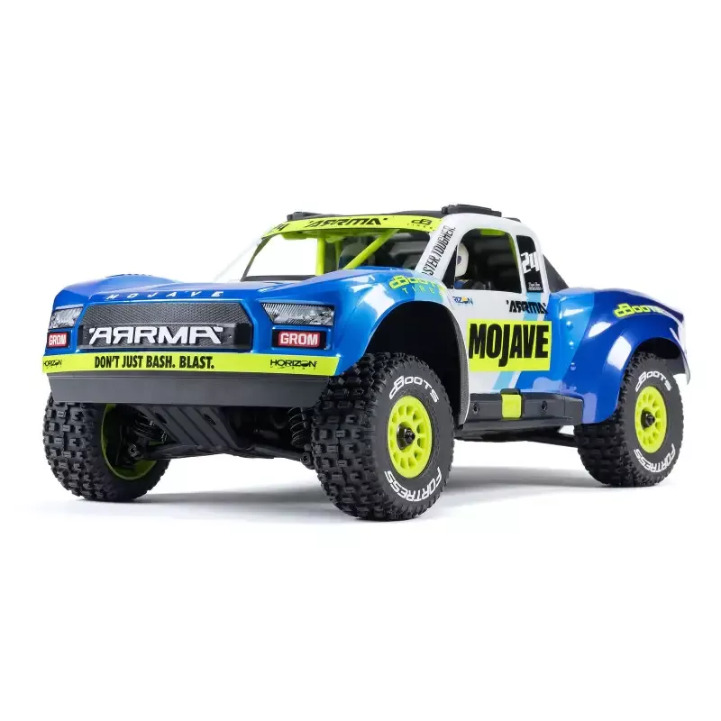 1/12 Mojave GROM Small Scale 4×4 DT RTR (Includes battery and charger) Blue/White: ARA2104T2