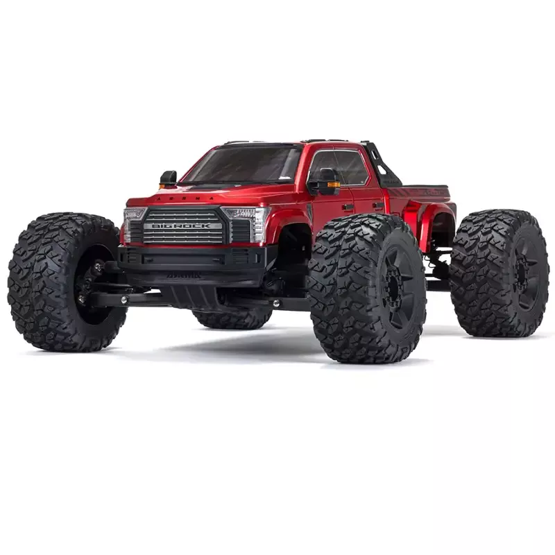 1/7 Big Rock 4WD BLX (Requires battery & charger): Red: ARA7612T2