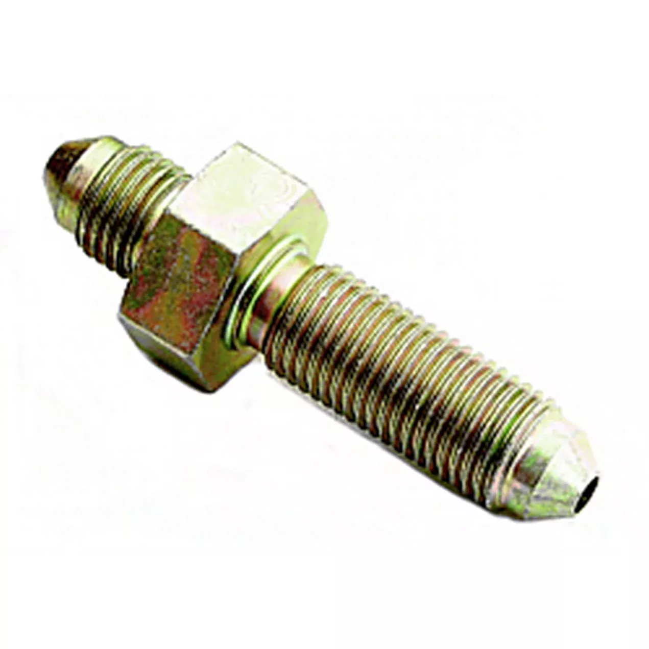 A-1 Performance Plumbing -3 AN Flare Steel Bulkhead Union Adapter Fitting - Cadmium