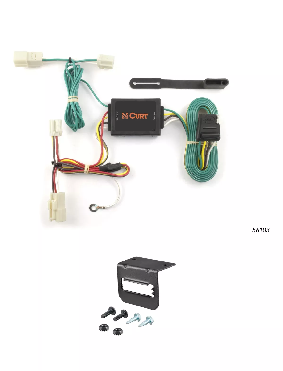 10-11 Suzuki Kizashi Electrical information only CURT 4-flat Plug and Play Trailer Wiring