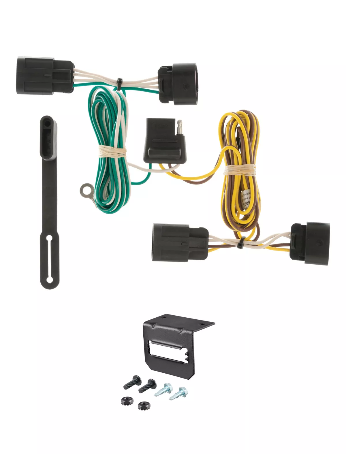 10-17 GMC Terrain CURT 4-flat Plug and Play Trailer Wiring