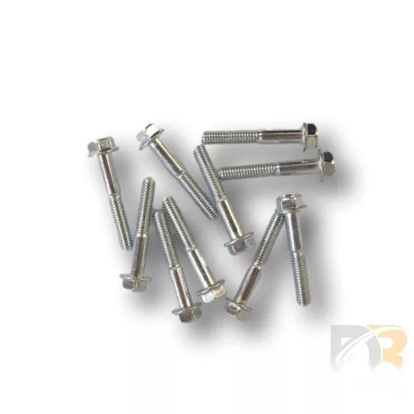 10 PK / BOLT 5/16 18 X 2 1/16 IN. HH Flange GD8 BRIGHT ZINC PLATE 402181-10KS