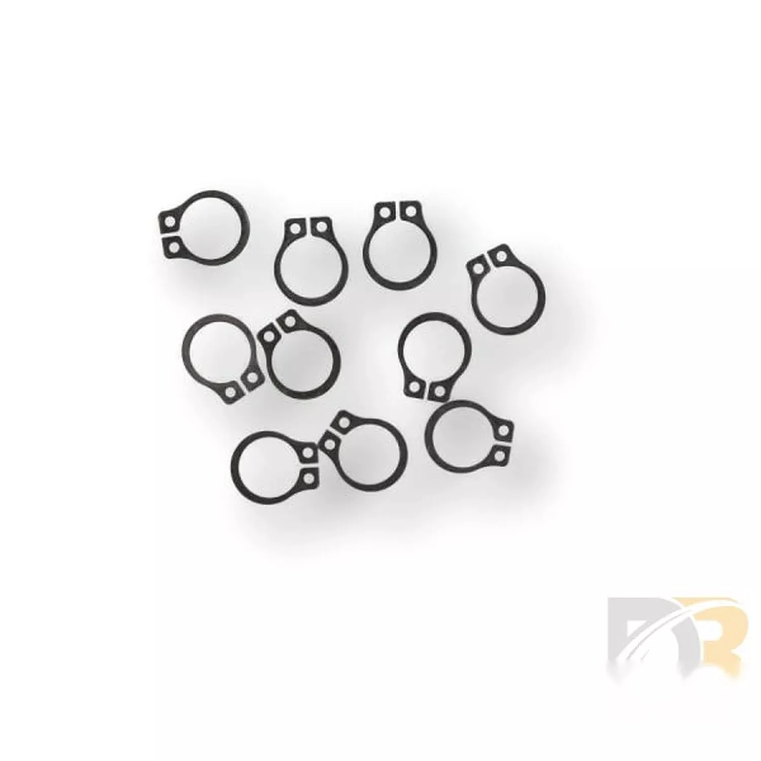 10 Pk / Ring 5/16 Ext Snap Zinc Plated 24570-10KS
