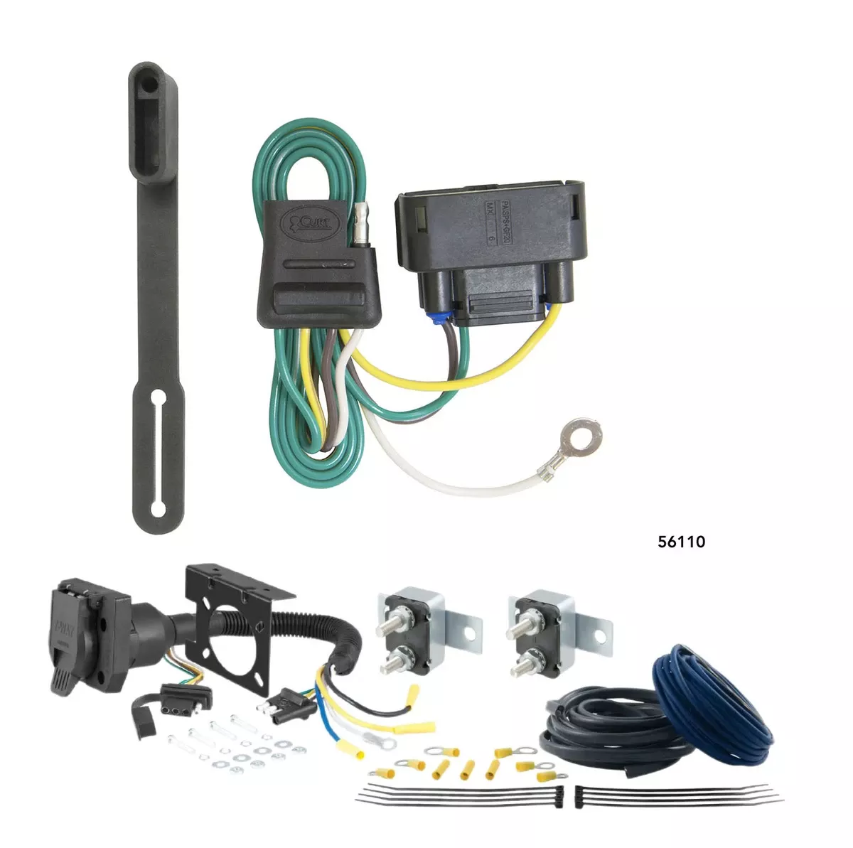 12 - 20 Dodge Journey CURT Trailer Brake Controller 7-Way Upgrade Kit7WK704