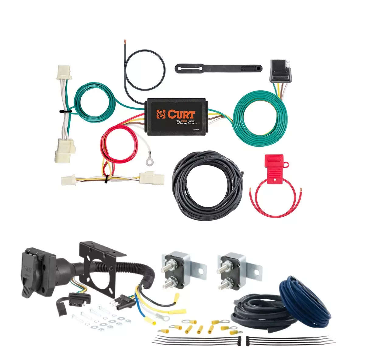 16 - 19 Chevrolet Volt CURT Trailer Brake Controller 7-Way Upgrade Kit7WK621