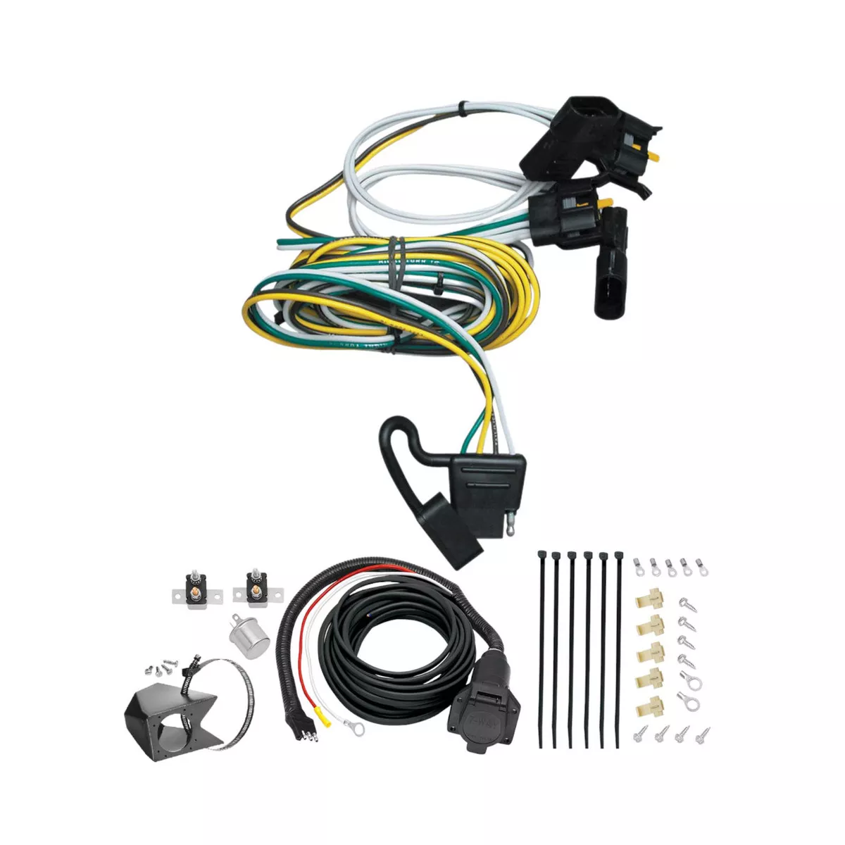 1995-2002 Ford E-250 EconolineTekonsha Custom 7-Way + Brake Controller Install Kit