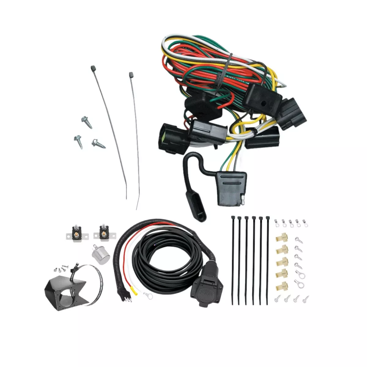 1998-2000 Isuzu AmigoTekonsha Custom 7-Way + Brake Controller Install Kit