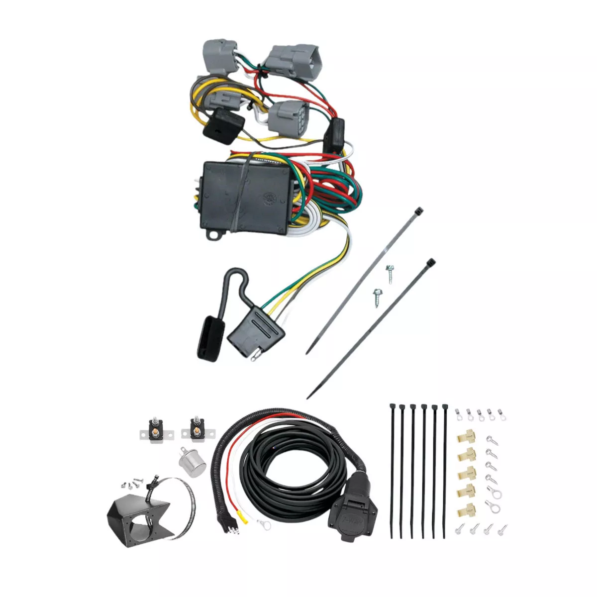 1998-2002 Chrysler ConcordeTekonsha Custom 7-Way + Brake Controller Install Kit