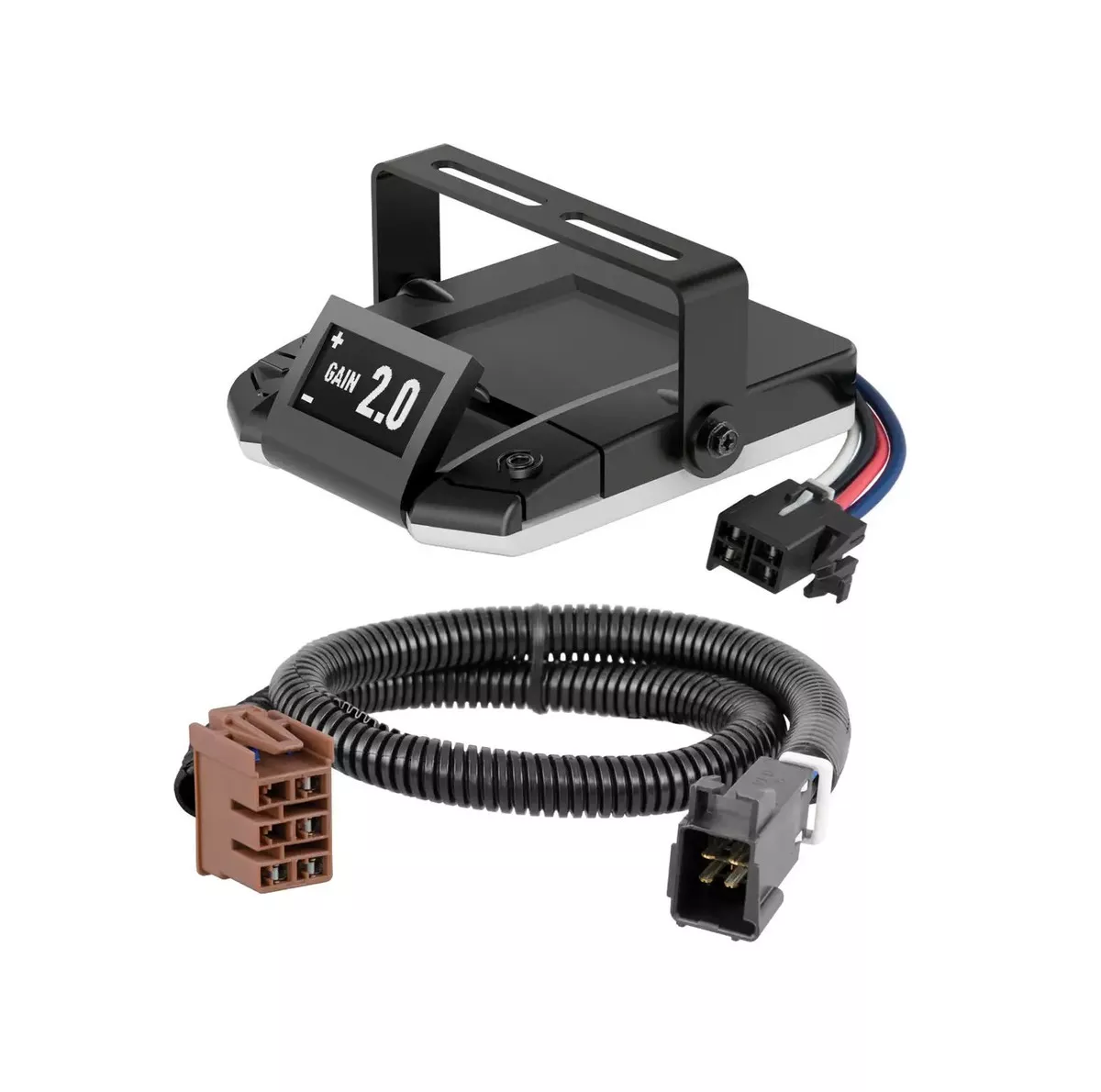 1999-2002 Chevrolet Silverado 1500 All CURT Assure Proportional 1-4 Axel Auto Leveling Motion-Sensing Trailer Brake Controller