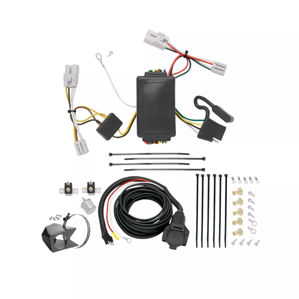 2001-2006 Hyundai Santa FeTekonsha Custom 7-Way + Brake Controller Install Kit