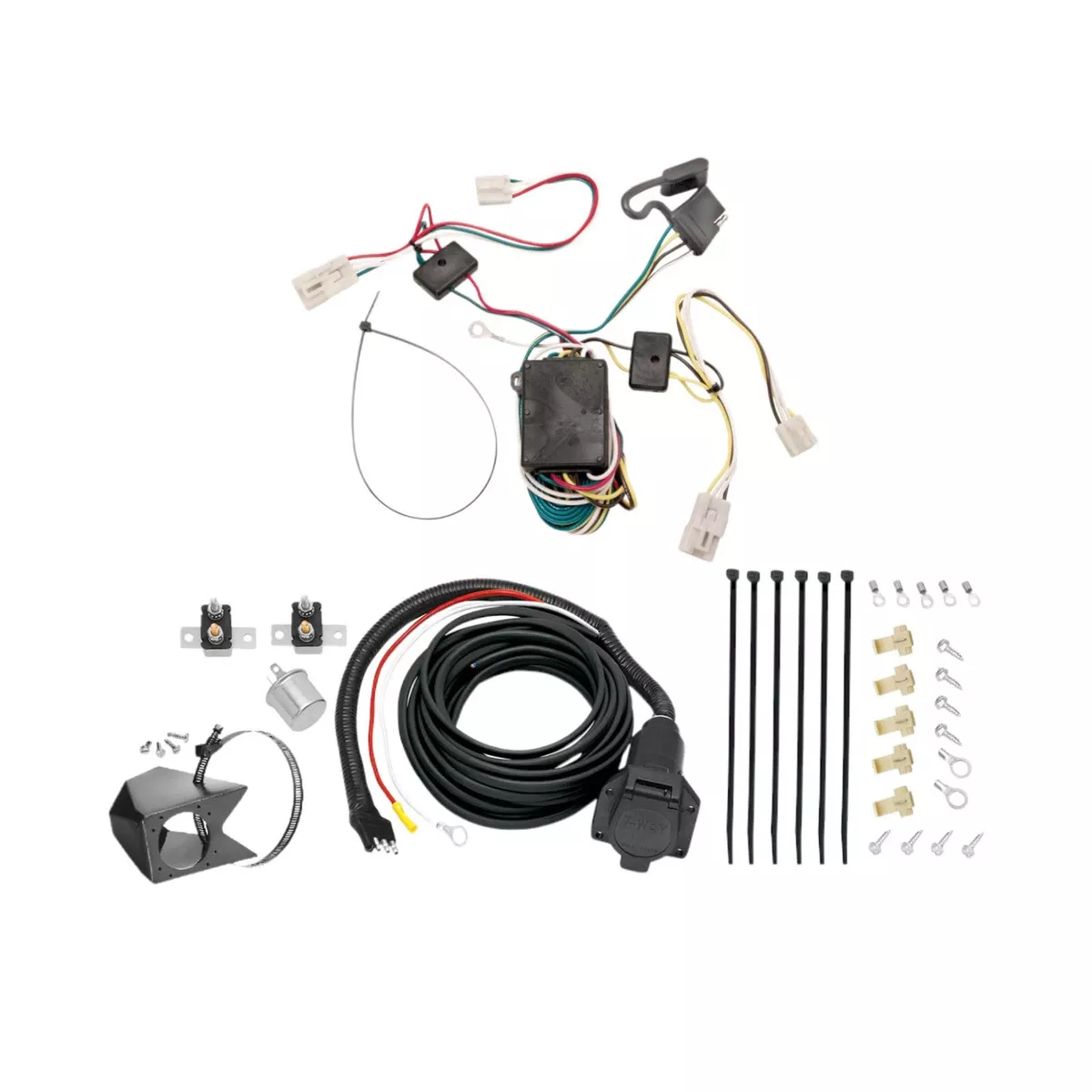 2004-2010 Toyota SiennaTekonsha Custom 7-Way + Brake Controller Install Kit