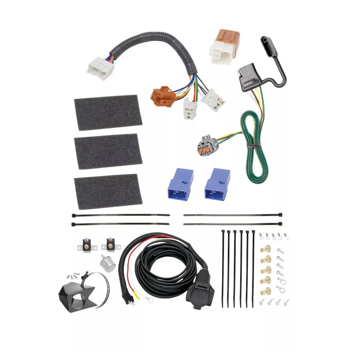 2005-2024 Nissan FrontierTekonsha Custom 7-Way + Brake Controller Install Kit