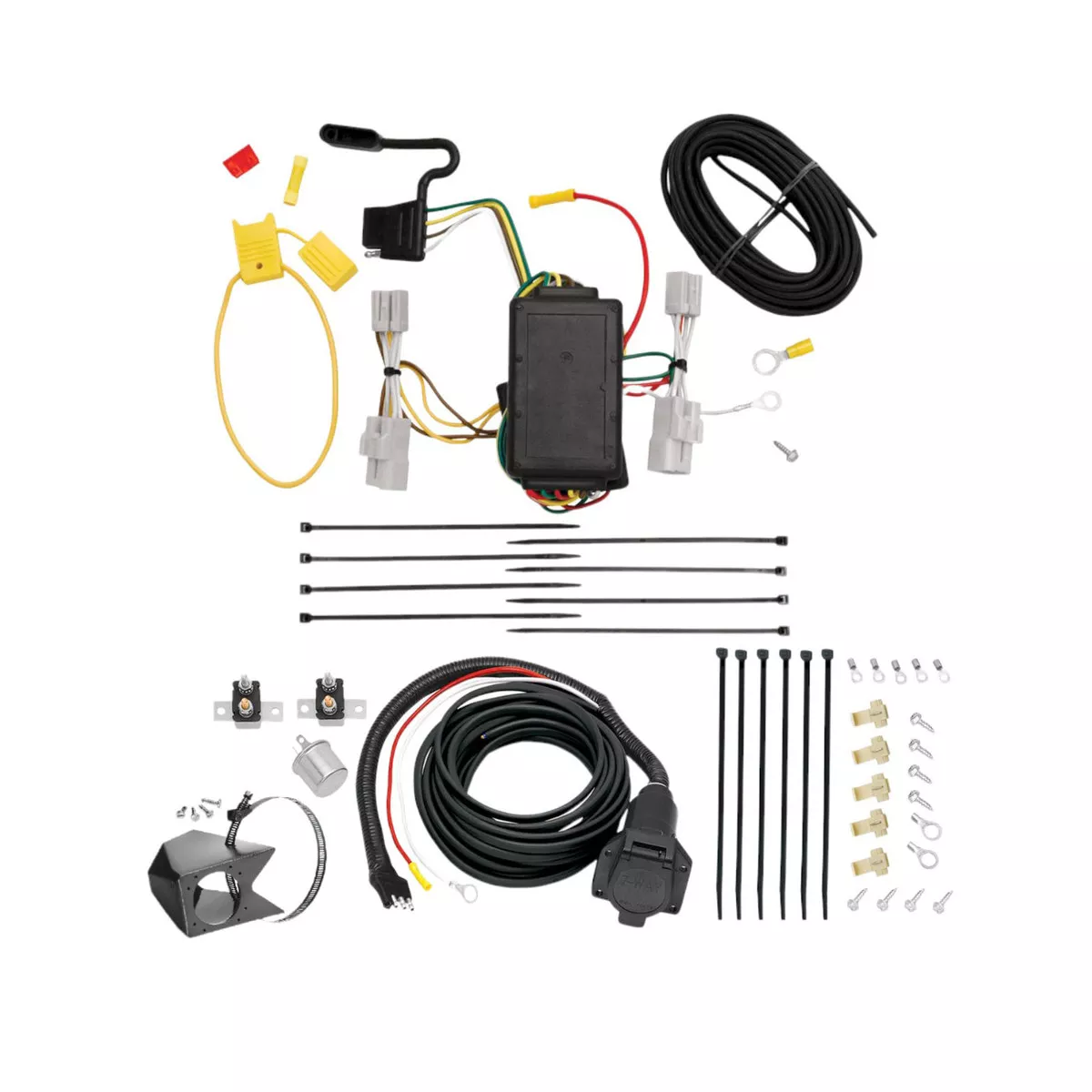 2006-2012 Toyota RAV4Tekonsha Custom 7-Way + Brake Controller Install Kit