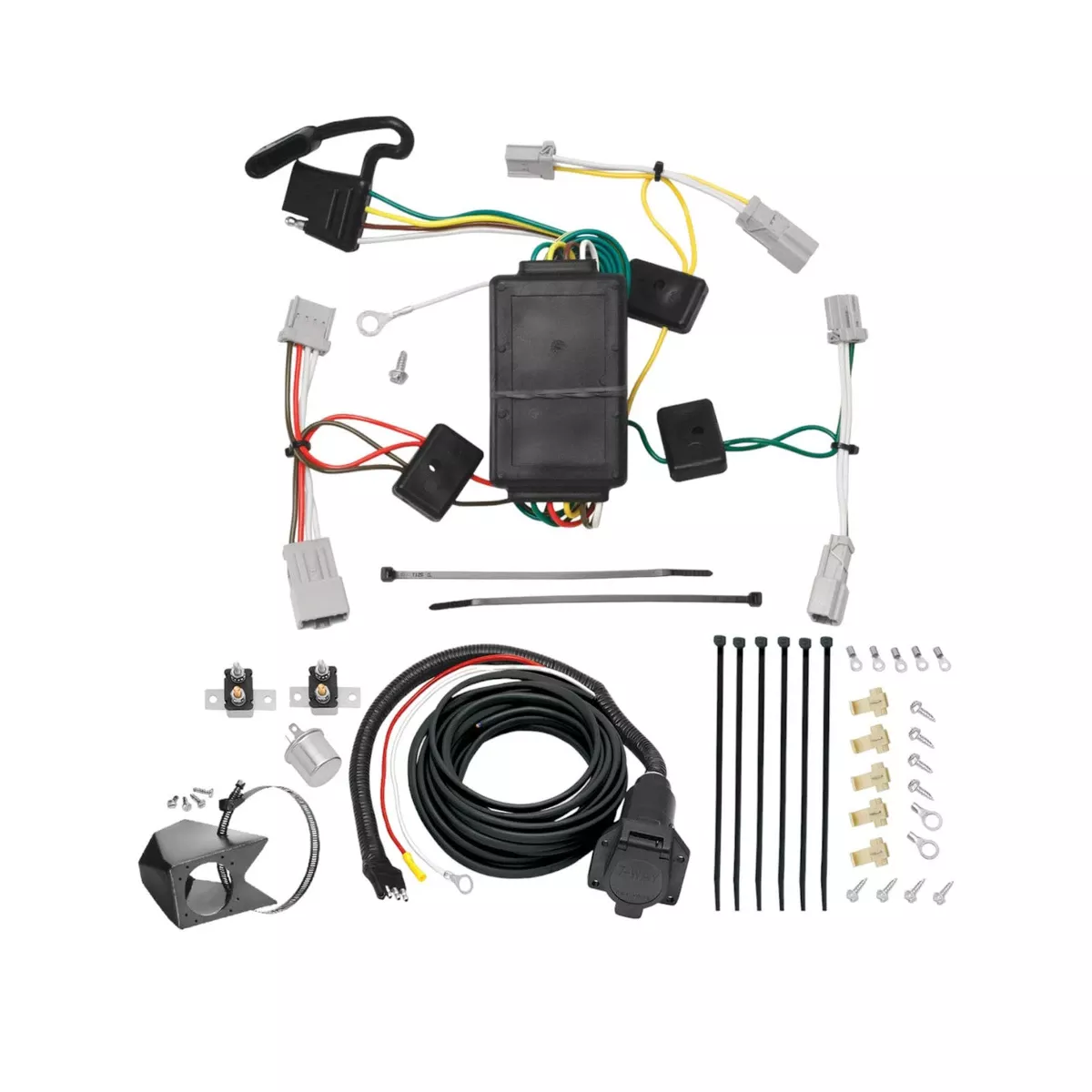 2007-2013 Honda FitTekonsha Custom 7-Way + Brake Controller Install Kit