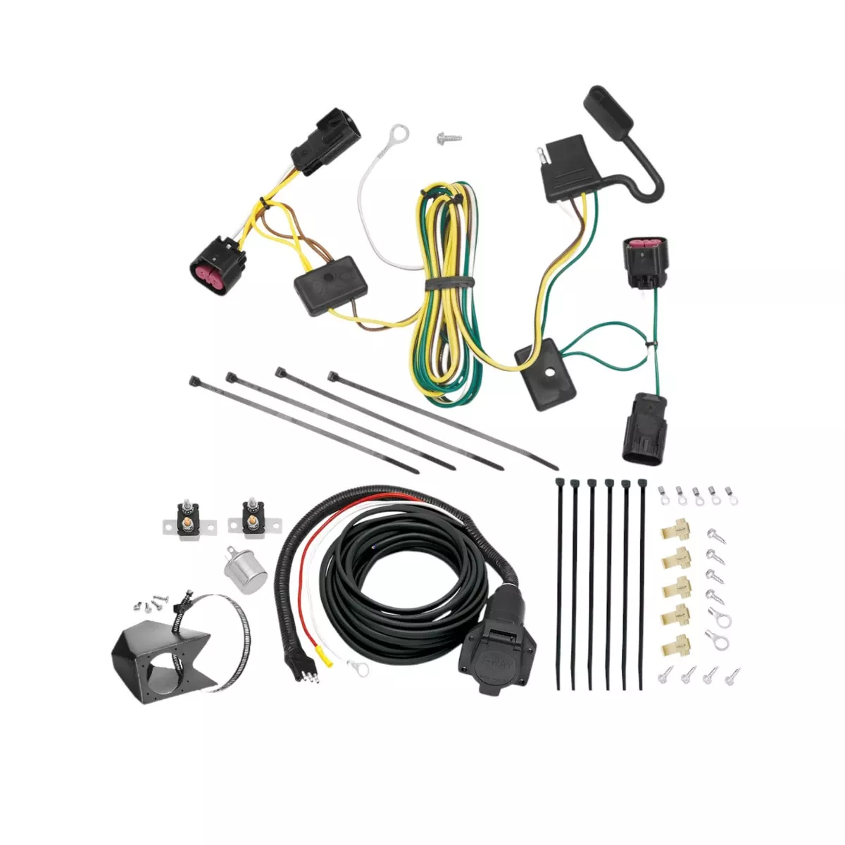 2009-2012 Chevrolet TraverseTekonsha Custom 7-Way + Brake Controller Install Kit