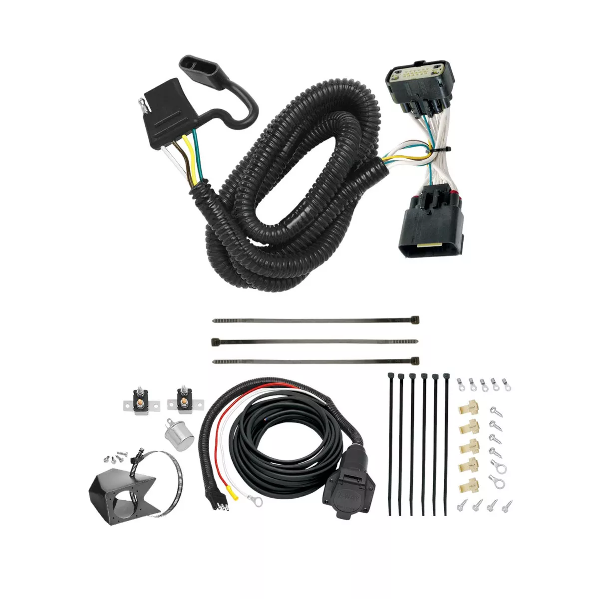 2011-2019 Ford ExplorerTekonsha Custom 7-Way + Brake Controller Install Kit