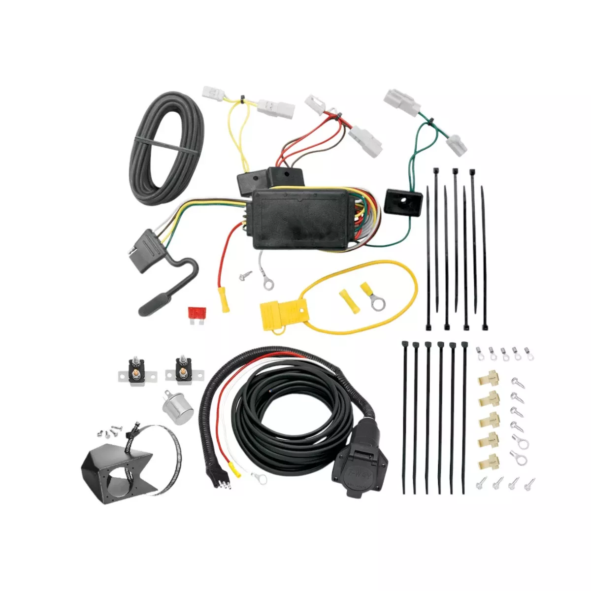 2014-2018 Mazda 3 Sedan Tekonsha Custom 7-Way + Brake Controller Install Kit