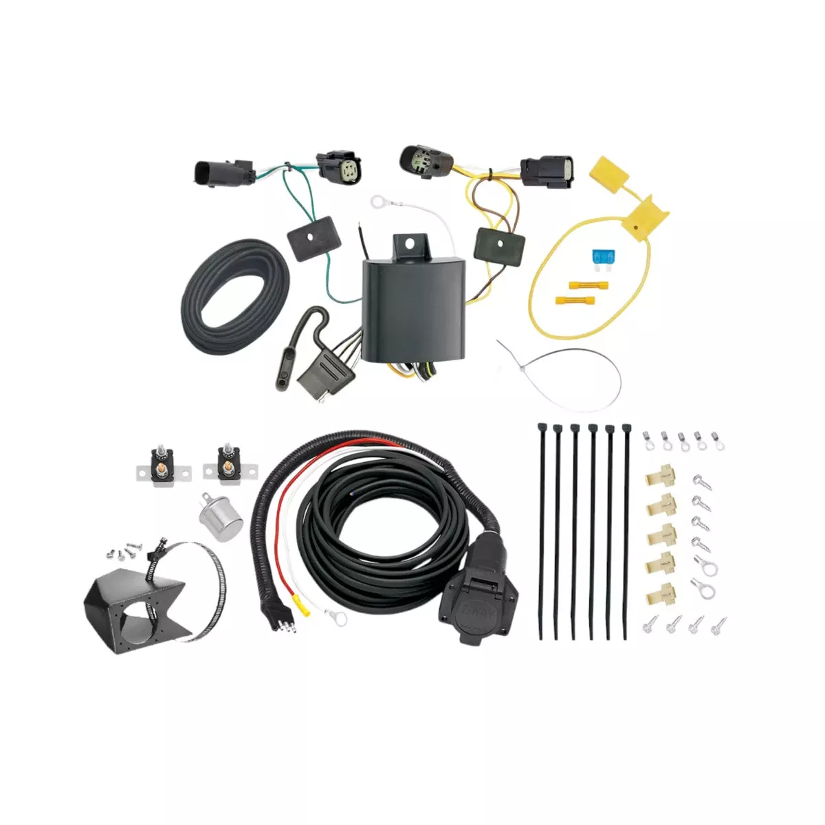 2018-2021 Chevrolet Equinox Premier Tekonsha Custom 7-Way + Brake Controller Install Kit