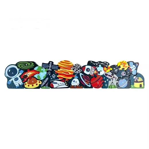 23.25″ x 5″ 26PC Alphabet Outer Spacel Puzzle