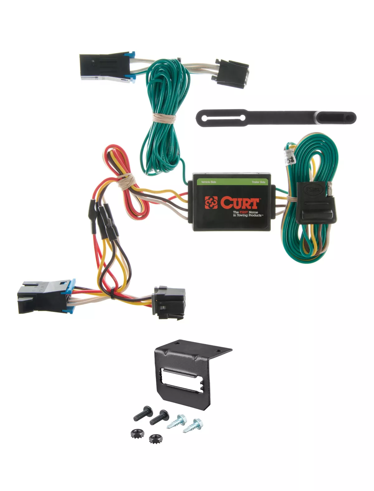 96-99 GMC Savana 1500 CURT 4-flat Plug and Play Trailer Wiring