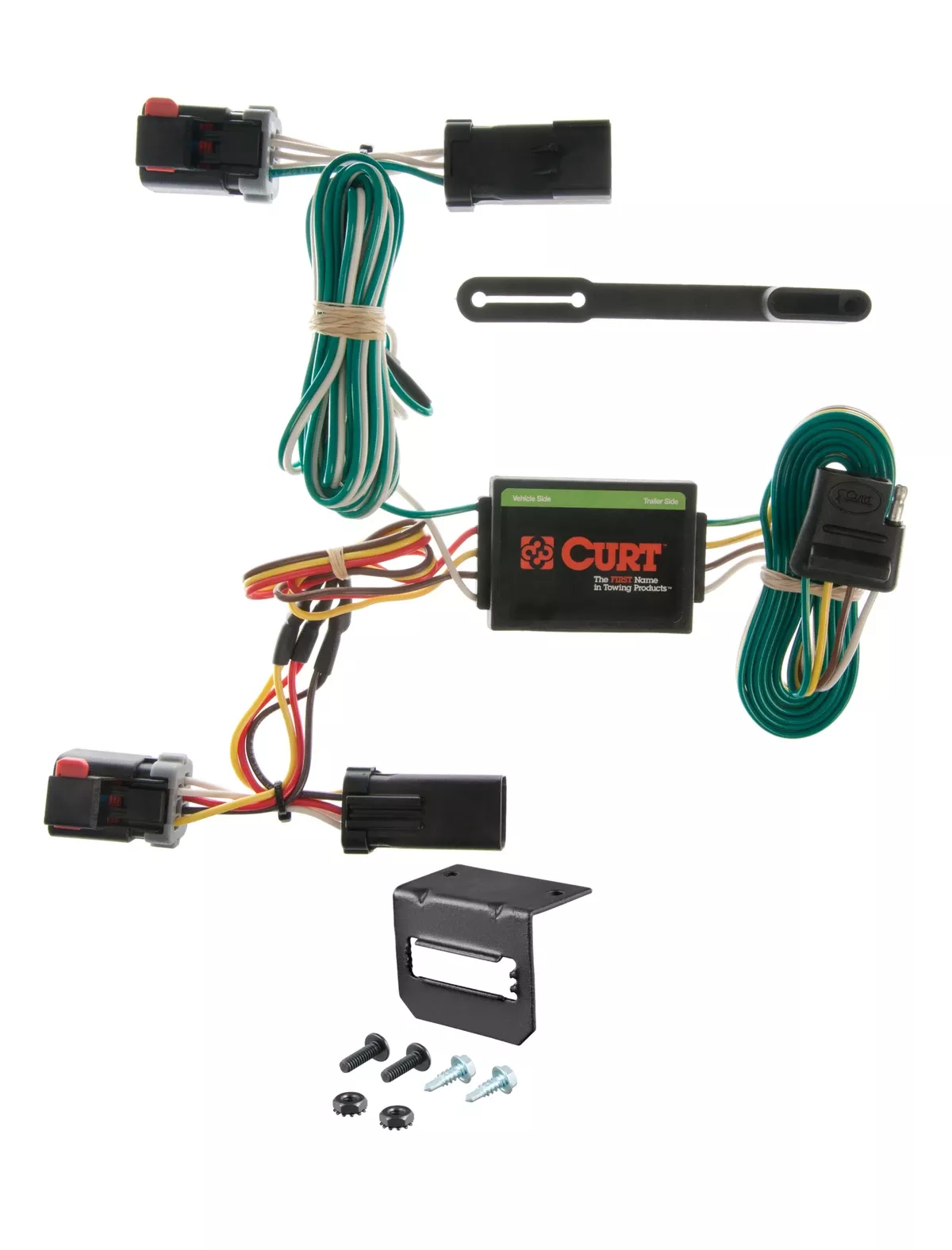 98-03 Dodge Durango CURT 4-flat Plug and Play Trailer Wiring