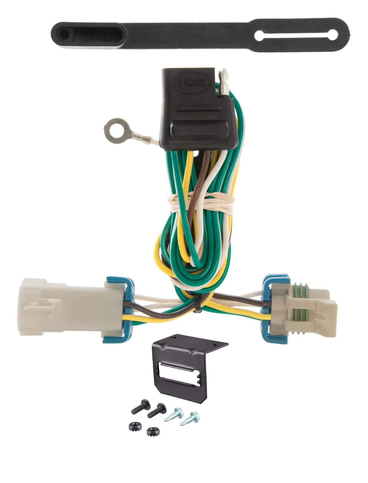 98-04 GMC S15 CURT 4-flat Plug and Play Trailer Wiring