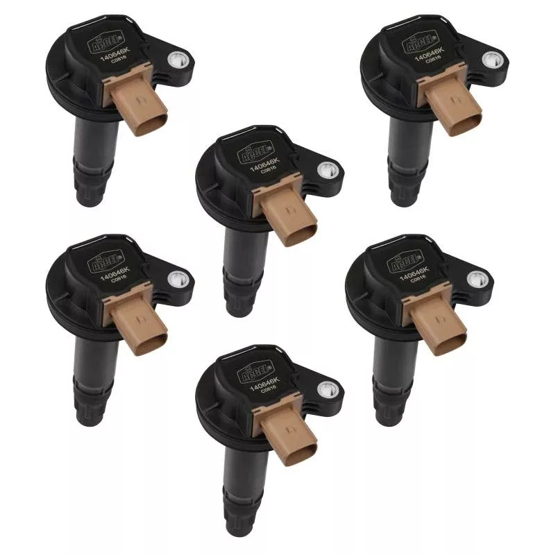 ACCEL Coil - Ford 3.5L V6 EcoBoost 6pk - Black