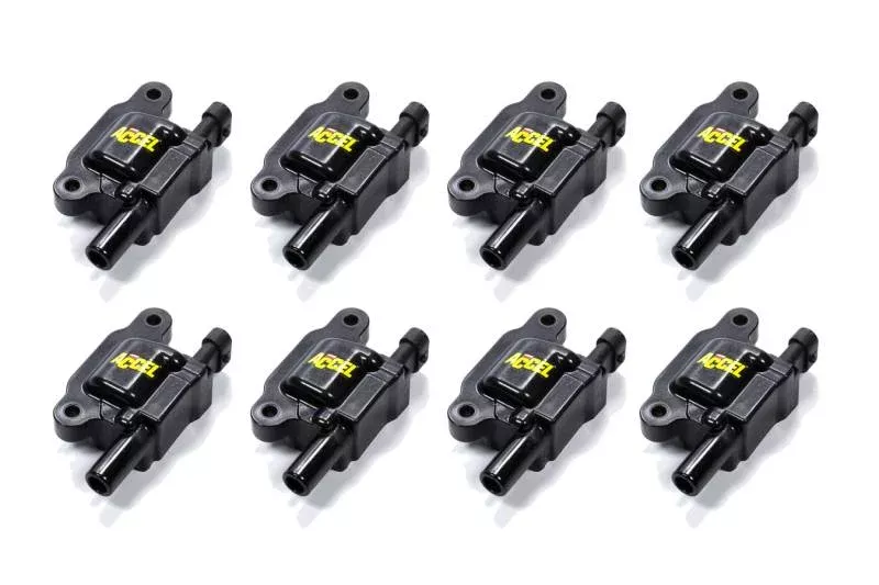 ACCEL Coil - GM LS2/LS3/LS7 8pk - Black