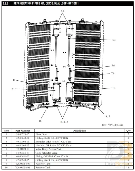 Adaptor, (r-134a) (hi) 40-60042-01