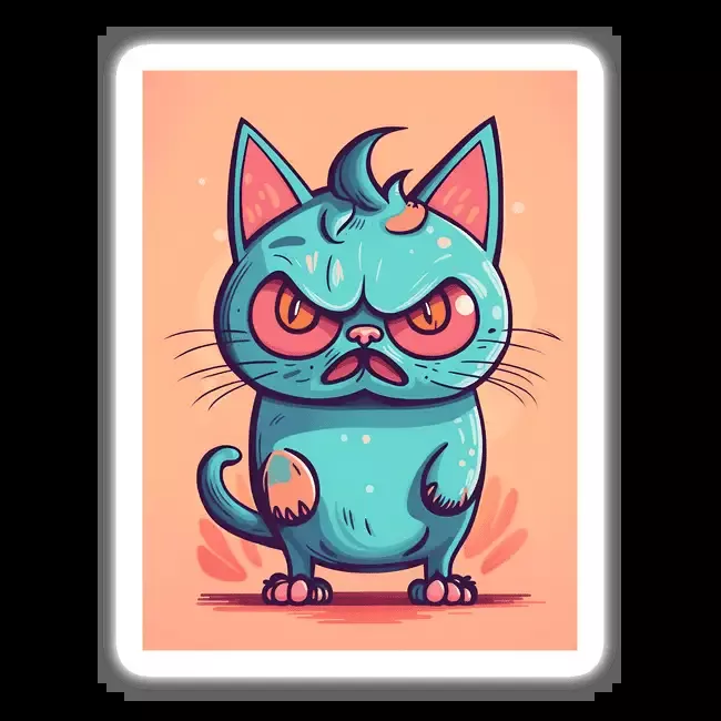 Adorable Angry Cat