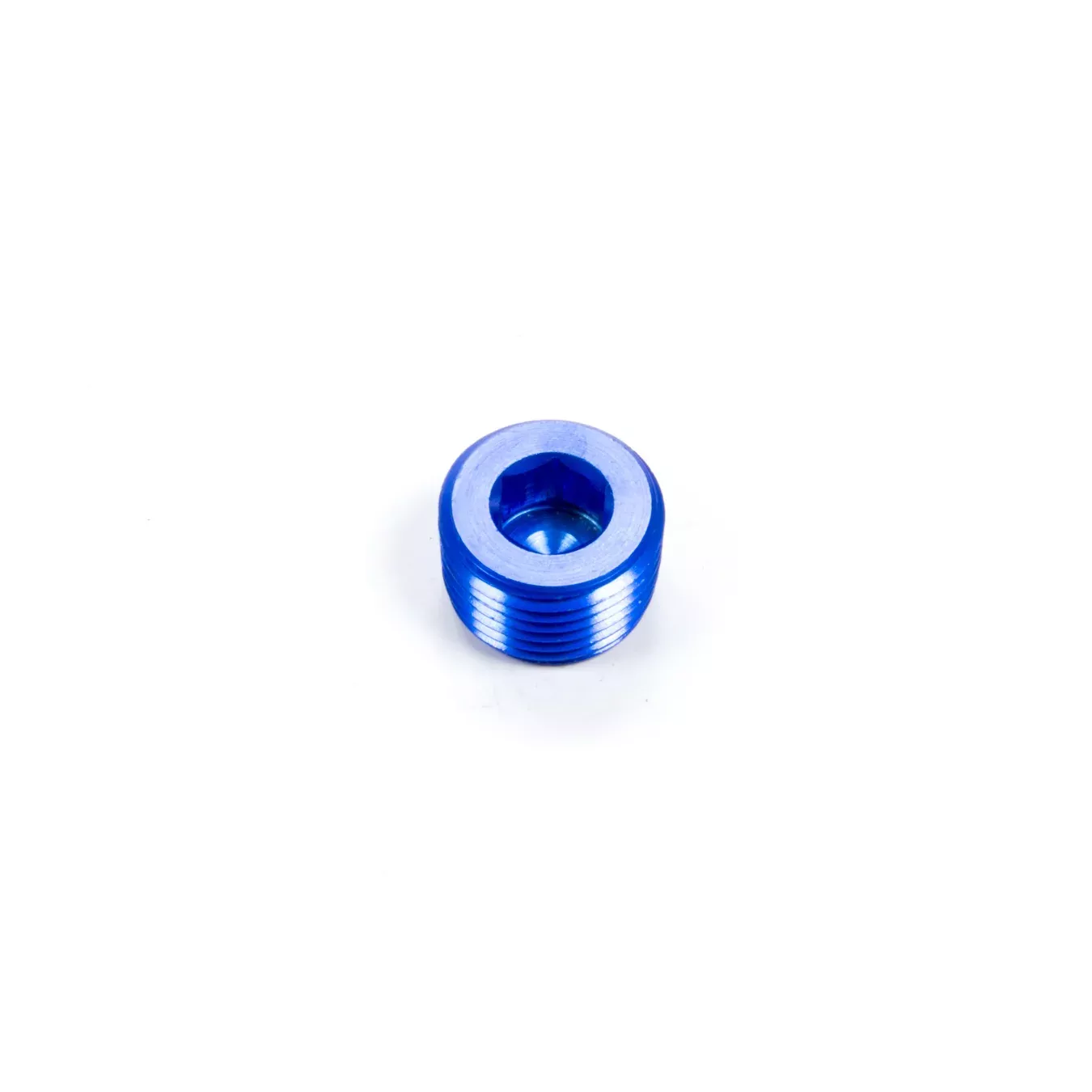 Aeroquip Aluminum Allen Head Plug - 1/2 in NPT - Blue