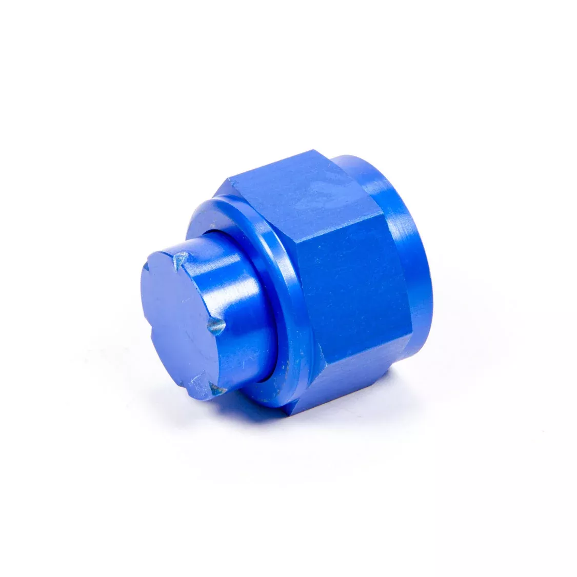 Aeroquip Aluminum Cap -16 AN - Blue