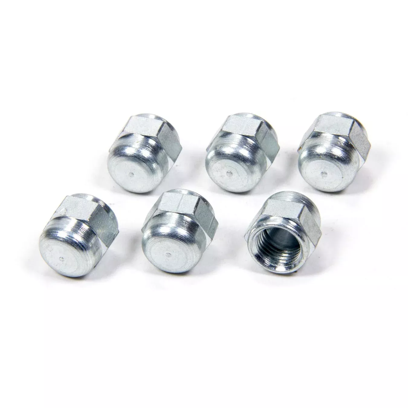 Aeroquip Steel Cap -4 AN - Zinc Oxide (6 Pack)