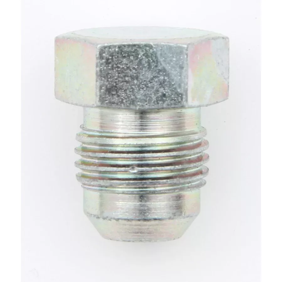 Aeroquip Steel Hex Head Plug - 6 AN - Zinc Oxide