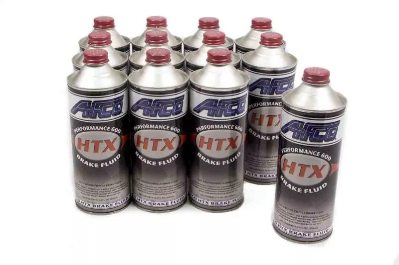 AFCO HTX Brake Fluid - 16.9 oz. Bottle (Case of 12)