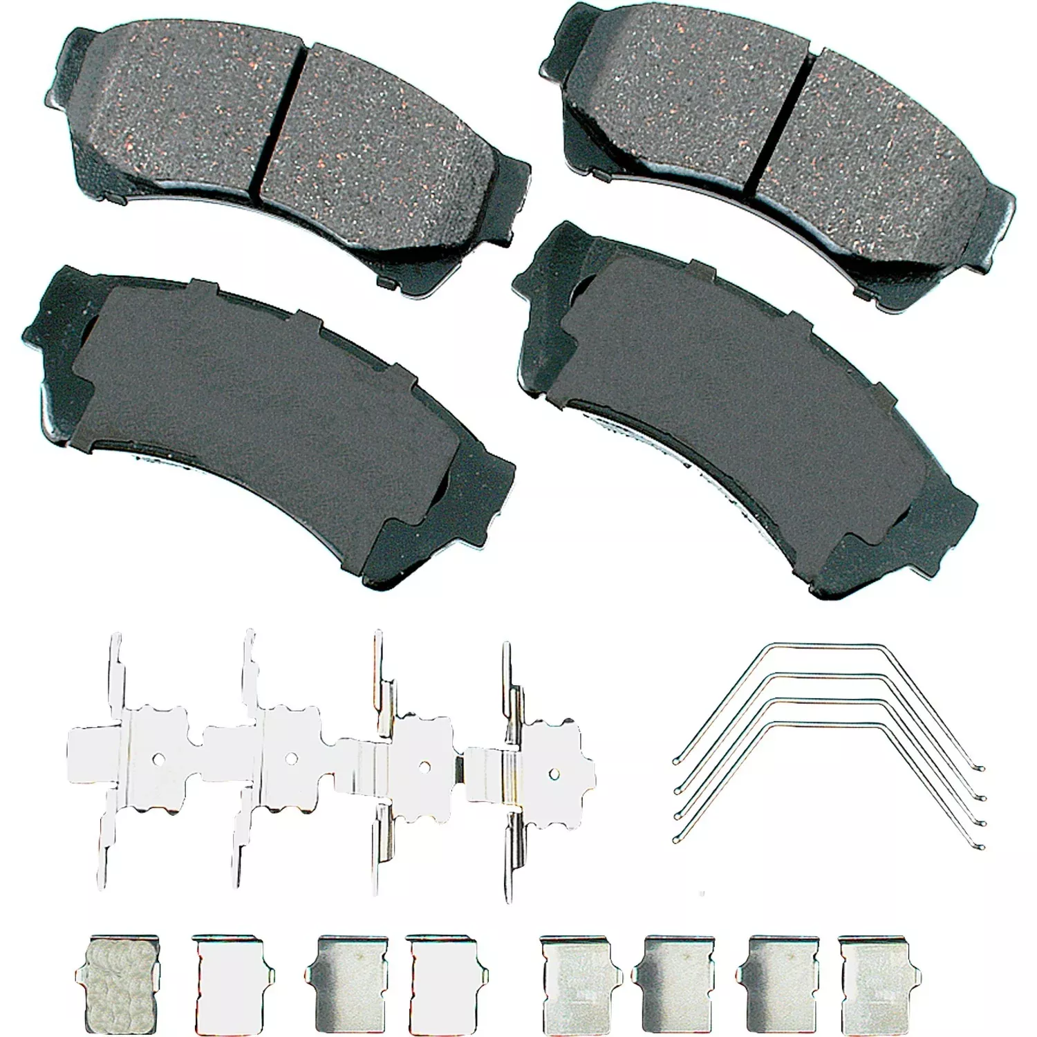 Akebono Brakes ProACT Front Brake Pads - Ford Midsize Car 2006-12 (Set of 4)