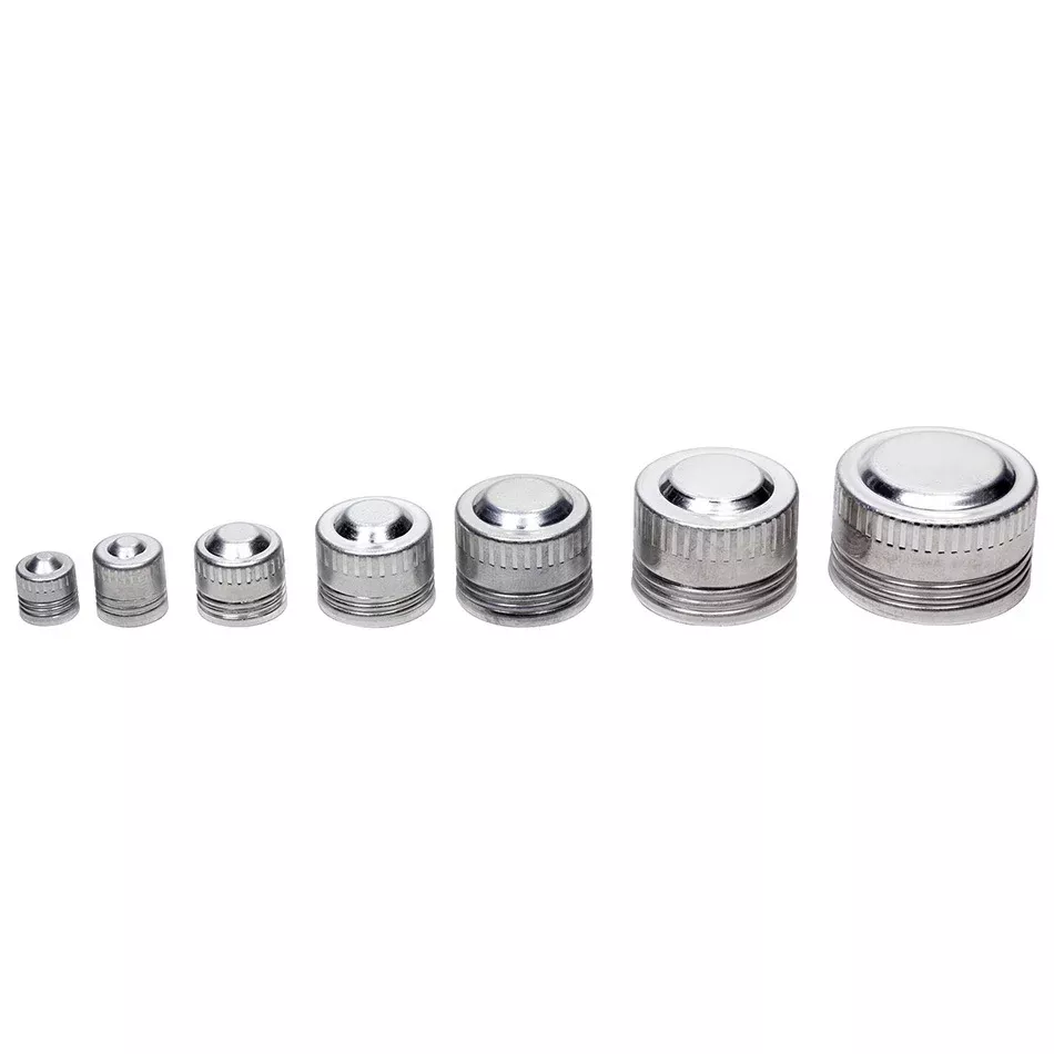 Allstar Performance Aluminum AN Dust Cap Kit -3 AN to -16 AN