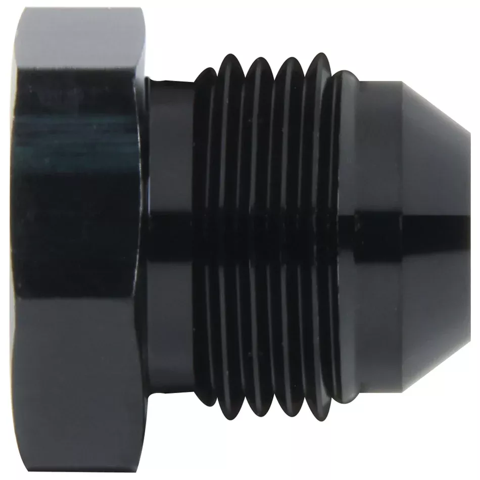 Allstar Performance Aluminum Hex Head Plug -8 AN - Black