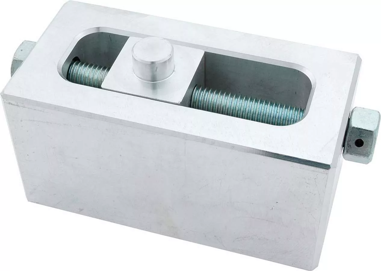 Allstar Performance Cast Adjustable Aluminum Lowering Block - 2-1/2" Adjustment H x 2-1/4"W x 5"L - 9/16" Pin Diameter