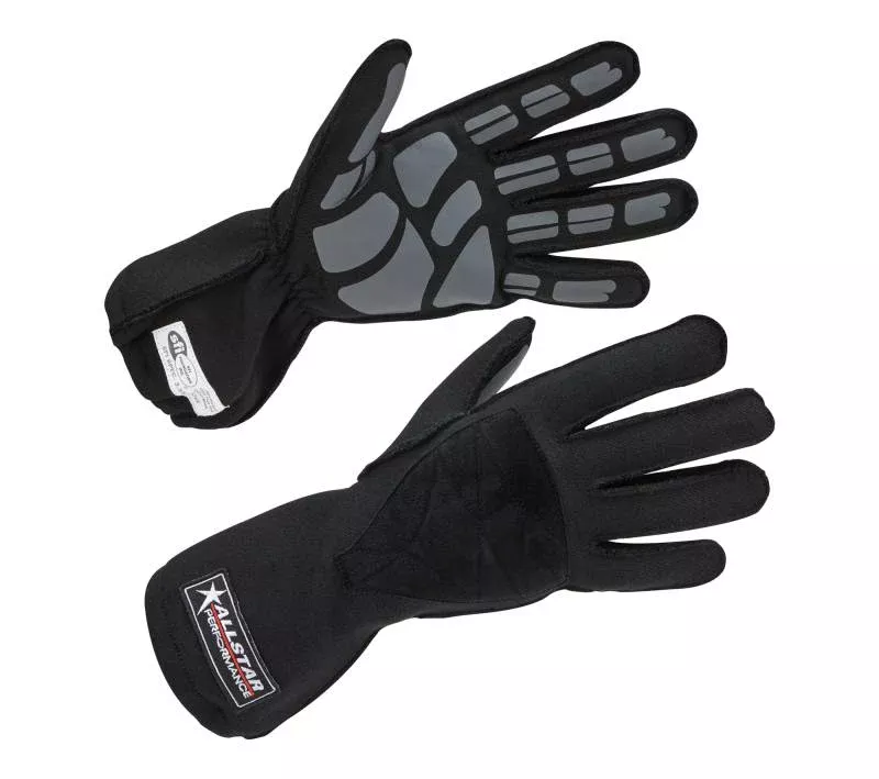 Allstar Performance Double Layer Racing Gloves - Black/Gray