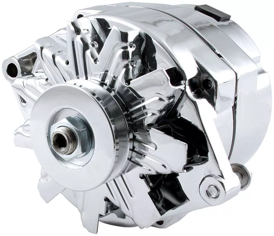 Allstar Performance GM Single Wire Chrome Alternator